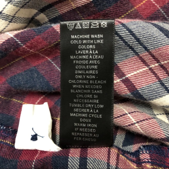 Girl Krazy Distressed Fringe Flannel Open Front - Picture 6 of 7